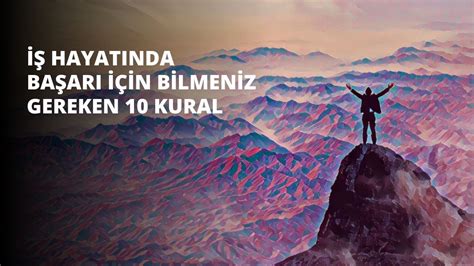 İş Hayatında Başarı İçin İpuçları