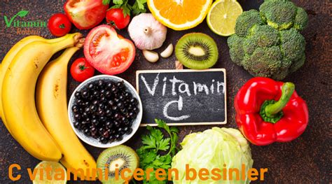 İçerisinde C Vitamini Bulunan Yiyecekler ve İçecekler